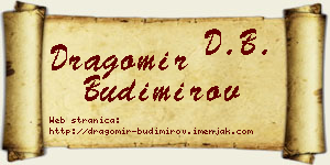 Dragomir Budimirov vizit kartica